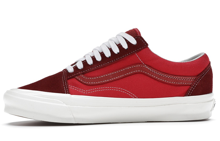 Кеды Vans Old Skool Notre (красные) — фото 1