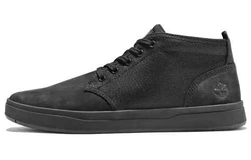 Timberland Davis Square Skateboard Shoes Men's Low Top Black