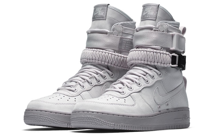 Женские кроссовки Nike Air Force 1 (серые) — Серый — фото 3