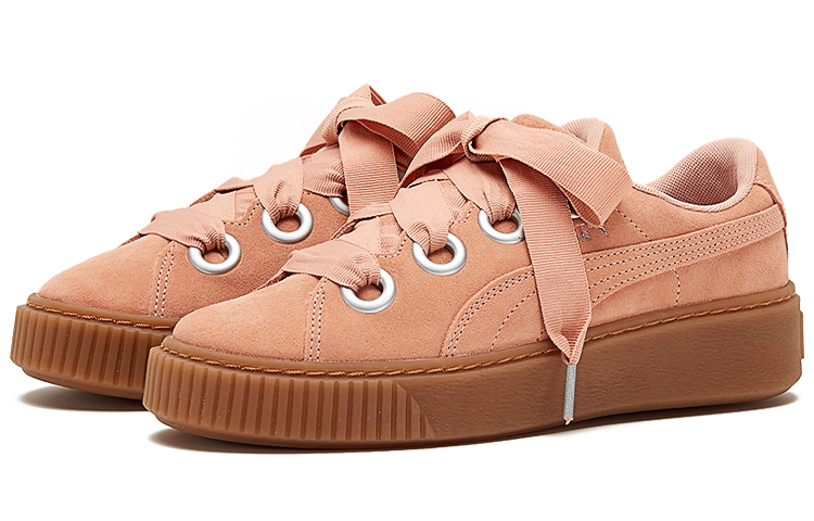 Женские кеды PUMA Suede (розовые) — фото 3