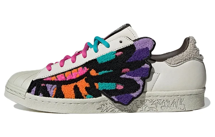 Adidas Originals Superstar 80s X Han Meilin 'White Black Pink'