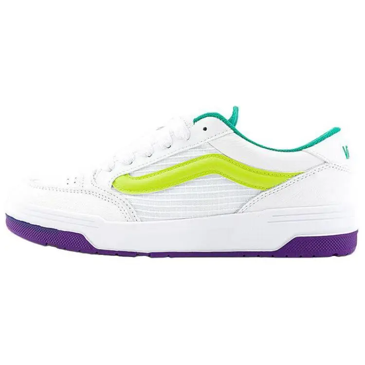 Vans PREMIUM Low top Skateboard Shoes Unisex White Green