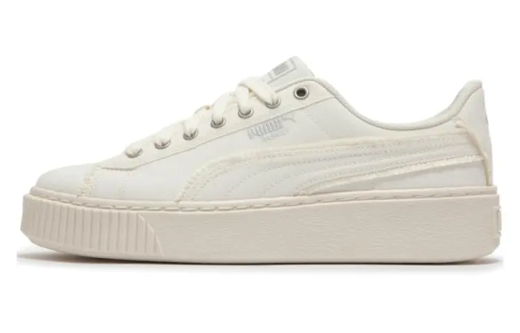 PUMA Basket Platform Fringe 'White' Women's