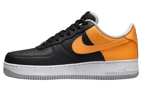 Nike Air Force 1 Low '07 Black Kumquat Light Smoke Grey