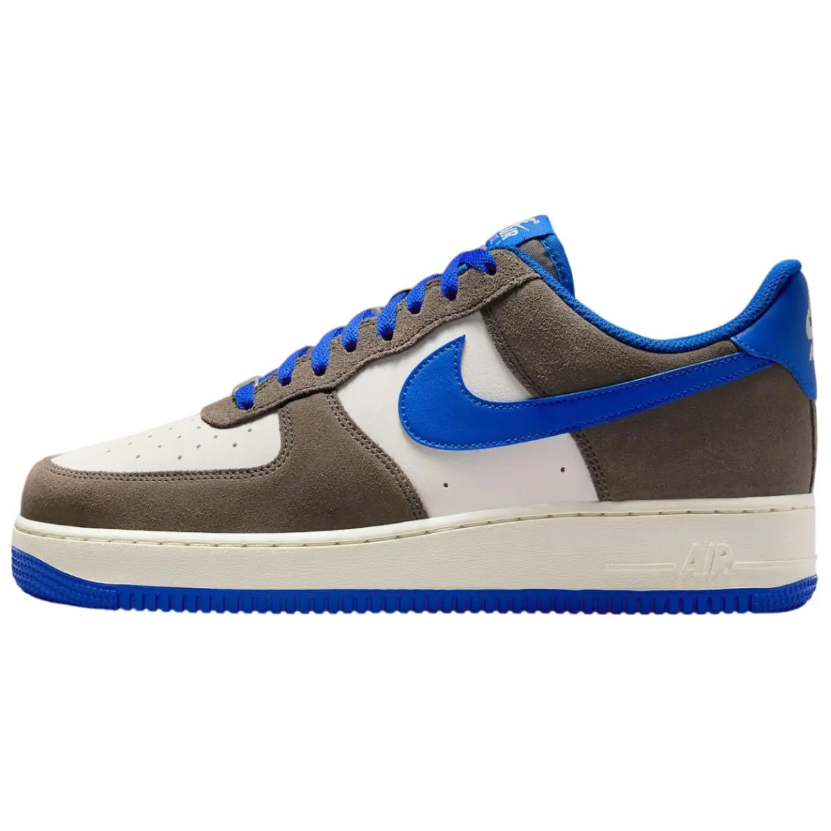 Nike Air Force 1 Abrasion Resistant Low top Skateboard Shoes Men's Gray Blue