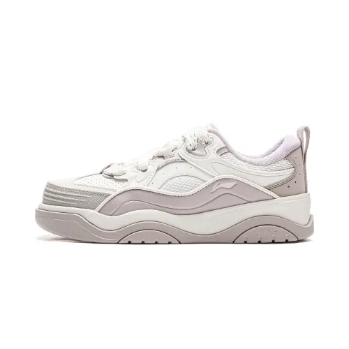 Li Ning Journey 2.0 Low top Skateboard Shoes Women's White Purple