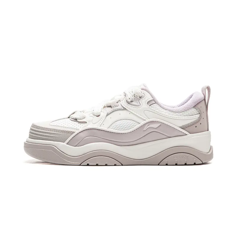 Li Ning Journey 2.0 Low top Skateboard Shoes Women's White Purple