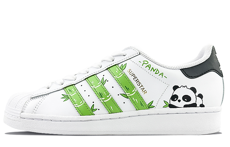 Adidas Always Originals Low top Skateboard Shoes Unisex Black White Green