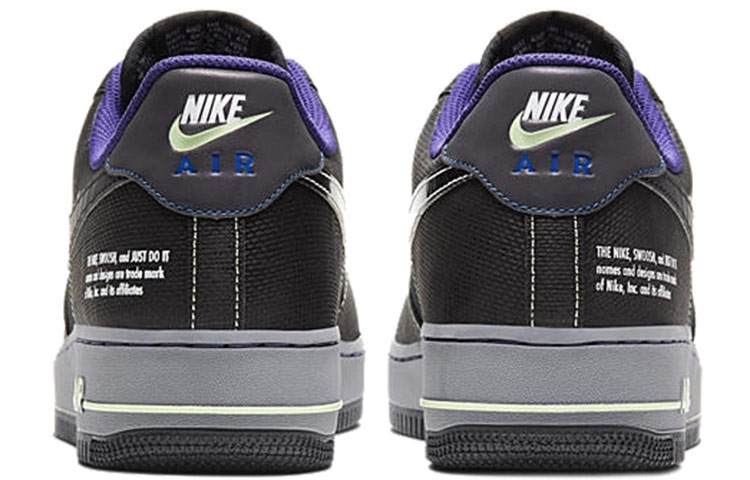 Мужские кроссовки Nike Air Force 1 (черный) — Чёрный — фото 4