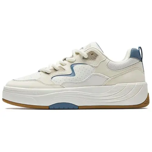 Anta Pg7 Cushioning Height Increasing Low top Skateboard Shoes Men's Ivory Light Lavender