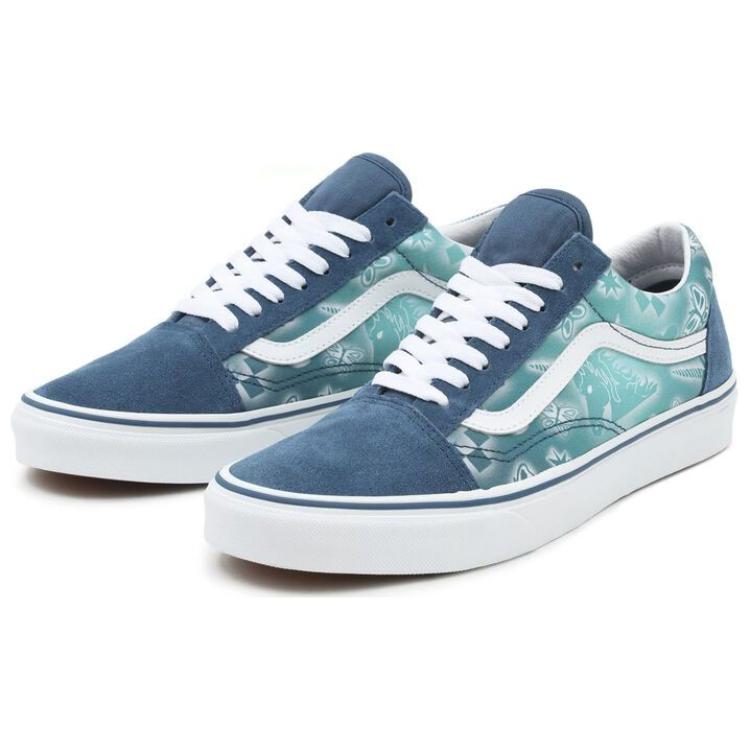 Кеды Vans Old Skool (сине-белые) — фото 3