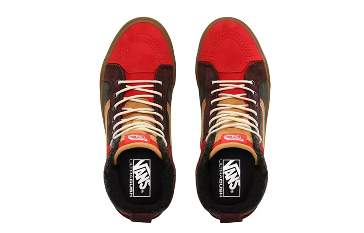 Кеды Vans SK8 46 MTE DX (золото-красные) — Золотой / красный — фото 4