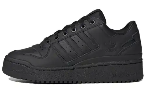Adidas Forum Bold Stripes Triple Black Women's