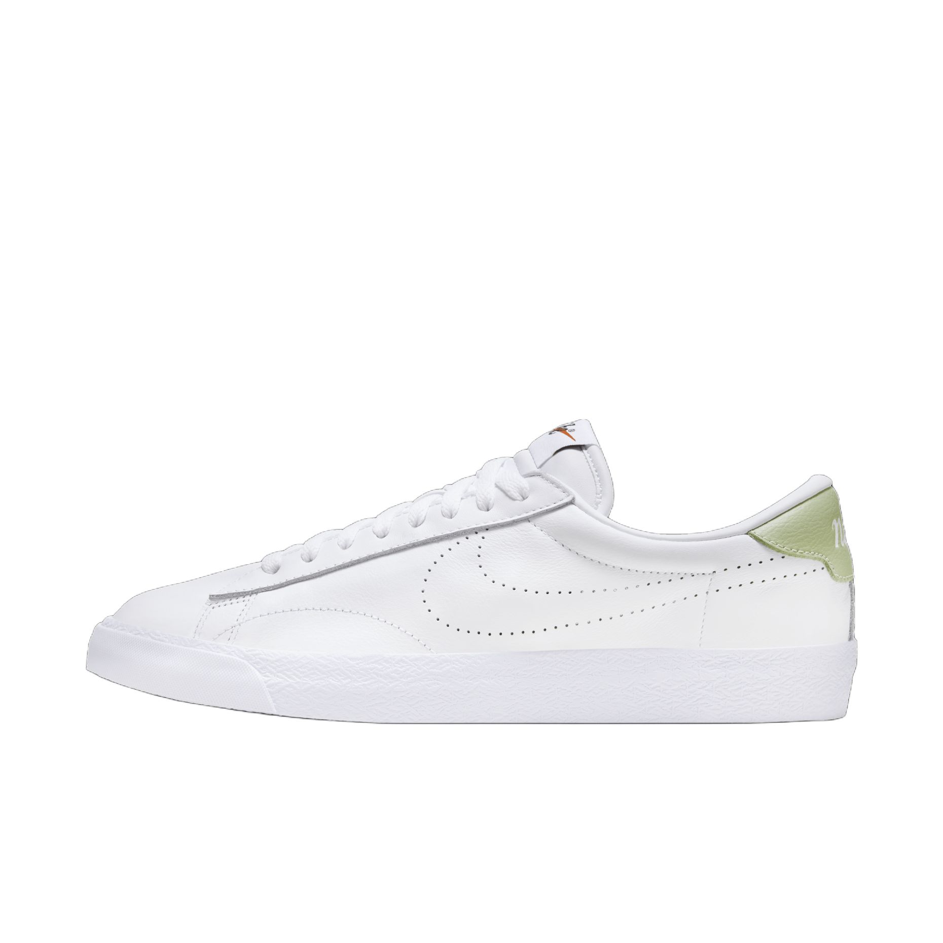 Мужские кроссовки Nike Tennis Classic AC (бело-зеленые)