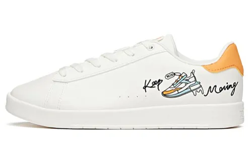 Anta Synthetic Leather, Textile Slip Resistant Cushioning Abrasion Resistant Lightweight Low top Skateboard Shoes Men's