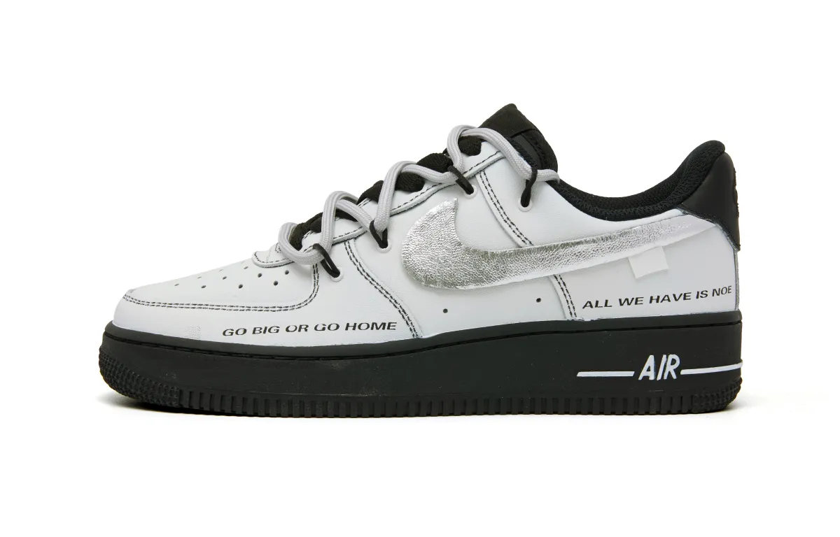 Nike Air Force 1 Burn One's Ship Leather Cushioning Low top Skateboard Shoes Unisex Ivory