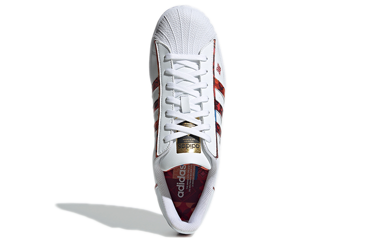 Кроссовки adidas originals SUPERSTAR cny (белыйкрасный) — фото 5