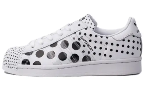 Adidas Superstar White Polka