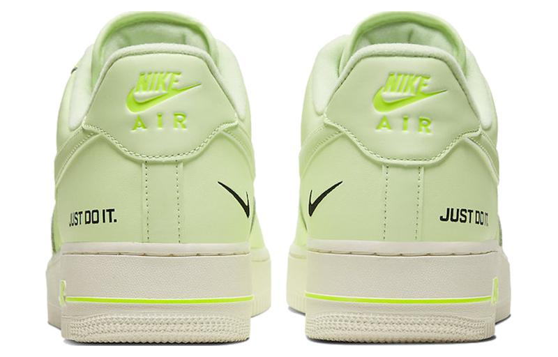 Кроссовки Nike Air Force 1 “Just Do It” (светло-зеленые) — Зелёный — фото 4