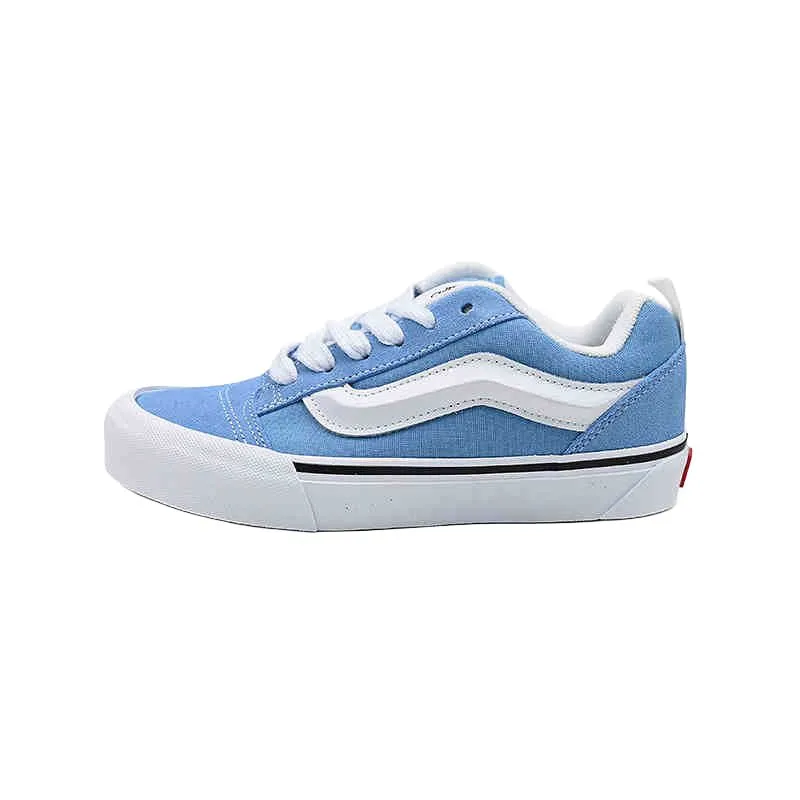 Vans Knu Skool Canvas, Suede Low top Skateboard Shoes Unisex Blue