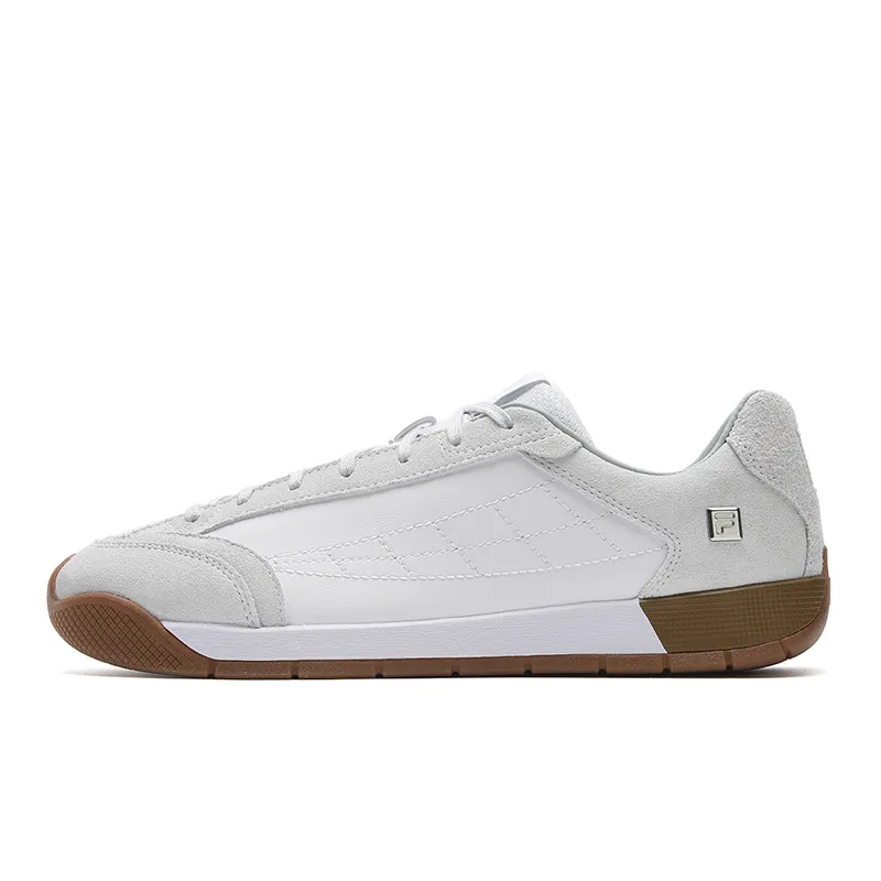 FILA TROFEO Cushioning Abrasion Resistant Coverage Lightweight Low top Tennis Shoes Men's Rain Mist Gray