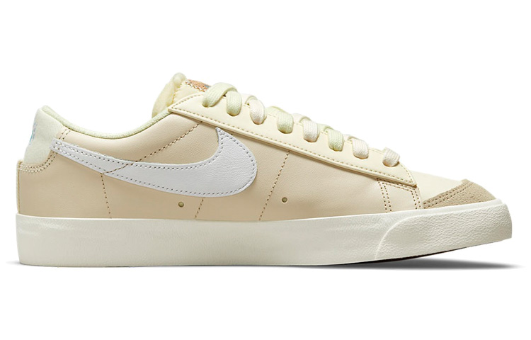 Женские кеды Nike Blazer (желтый / коричневый / зеленый) — Жёлтый / коричневый / зелёный — фото 2