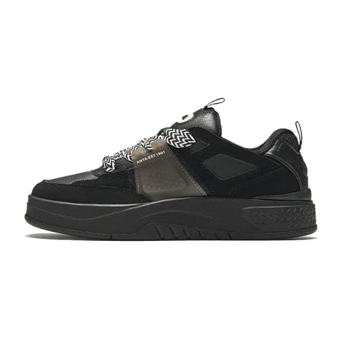 Anta Jie You PRO Low top Skateboard Shoes Women's Basic Black