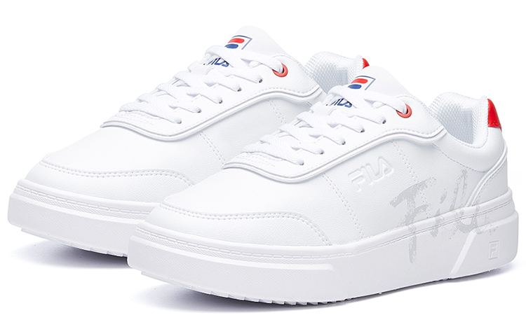 Женские кеды Fila Fusion Game Point (белый/красный) — Белый / красный — фото 3