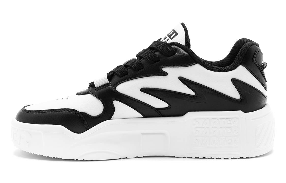 STARTER Vol Light Sound Wave Shoes Low top Skateboard Shoes Men's Black White