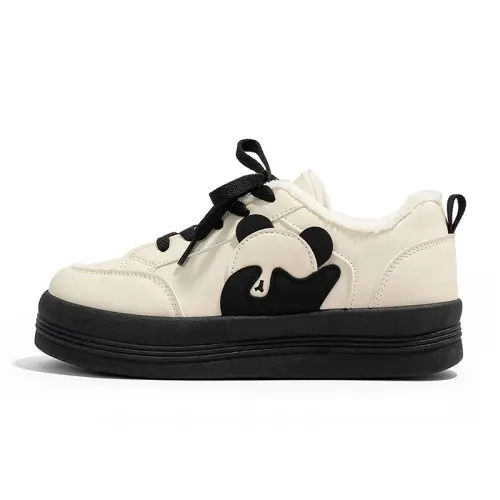 RENBEN Thermal Height Increasing Low top Skateboard Shoes Women's
