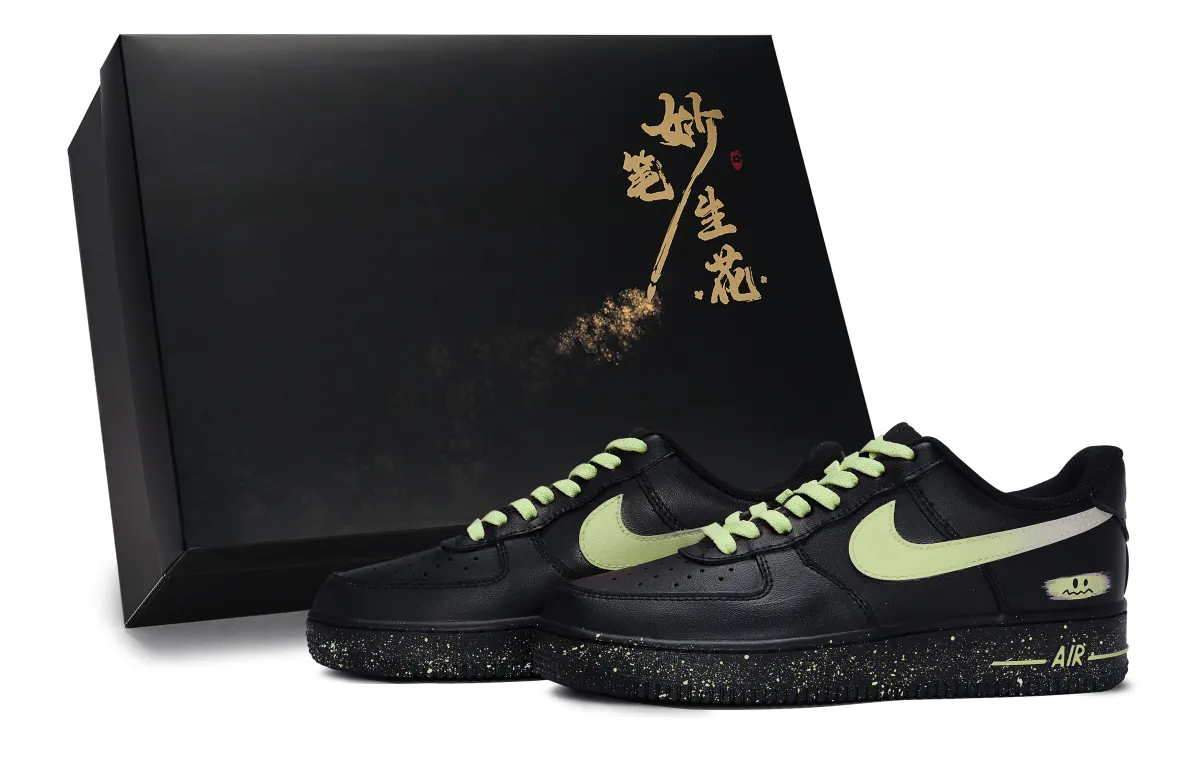 Nike Air Force 1 Skateboard Shoes Unisex Low Top Green