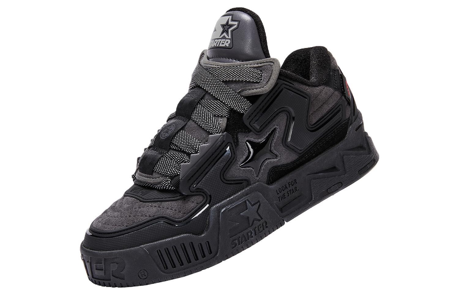STARTER Skateboard Shoes Women's Low Top Black