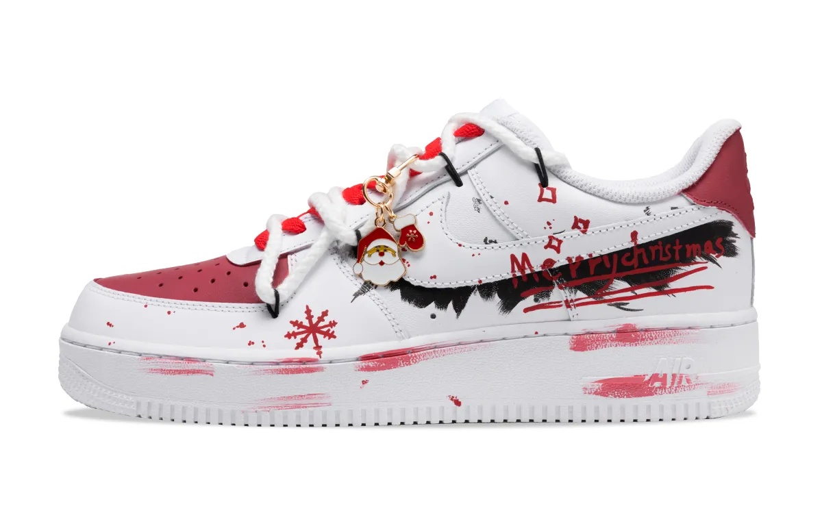 Nike Air Force 1 Versatile Slip Resistant Abrasion Resistant Slip Resistant Abrasion Resistant Low top Skateboard Shoes