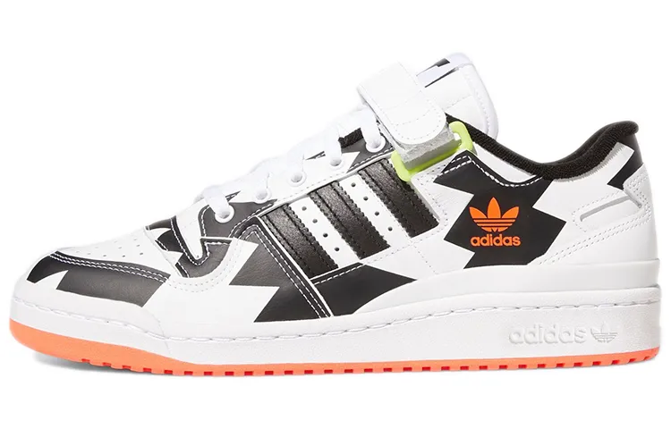 Adidas Originals FORUM Low Trae Young Abrasion Resistant Abrasion Resistant Low top Skateboard Shoes Unisex White Black