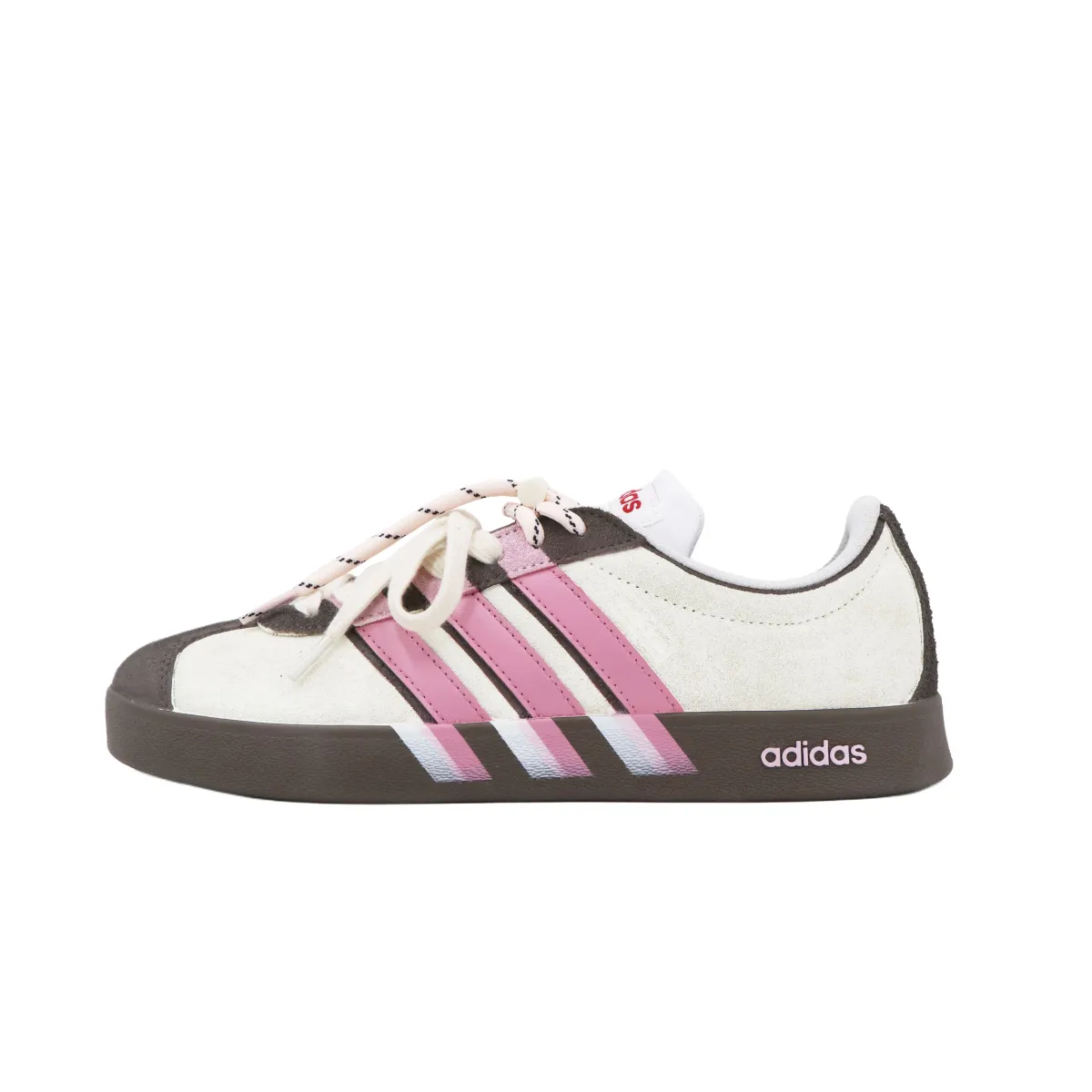 Adidas Slip Resistant Abrasion Resistant Slip Resistant Abrasion Resistant Low top Skateboard Shoes Unisex Yellow Pink