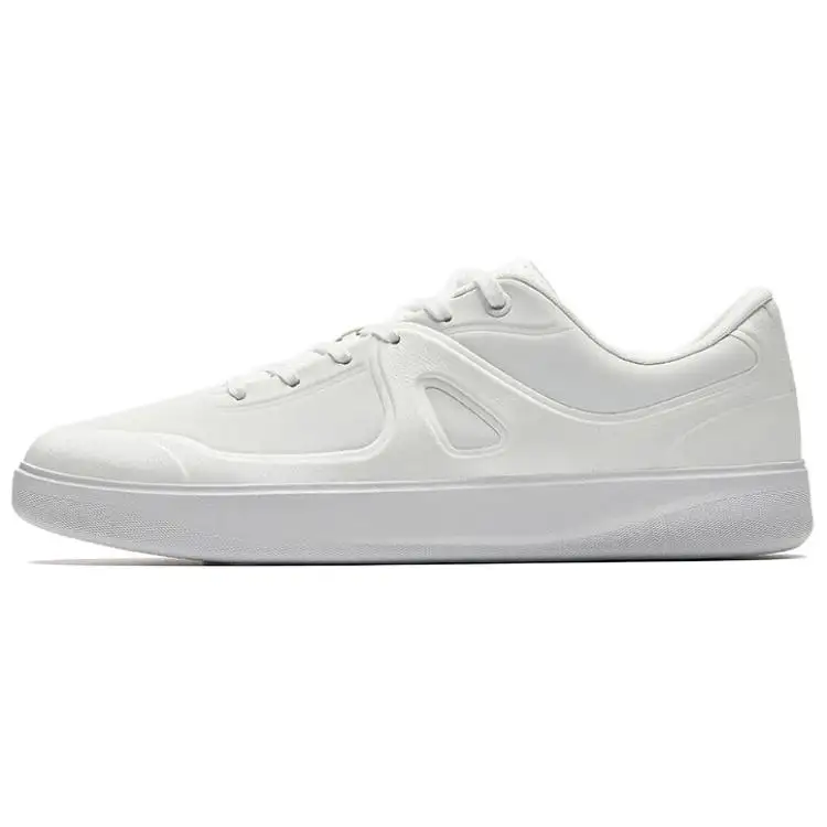 Anta Abrasion Resistant Cushioning Abrasion Resistant Cushioning Low top Skateboard Shoes Men's White