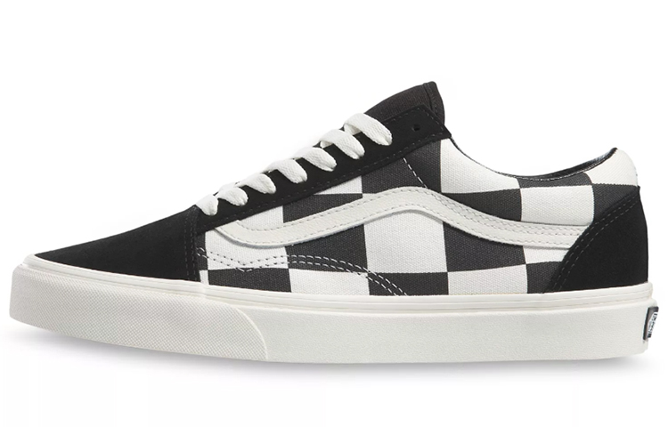 Кеды Vans Old Skool Oversize Checkerboard (черно-белые) — фото 1