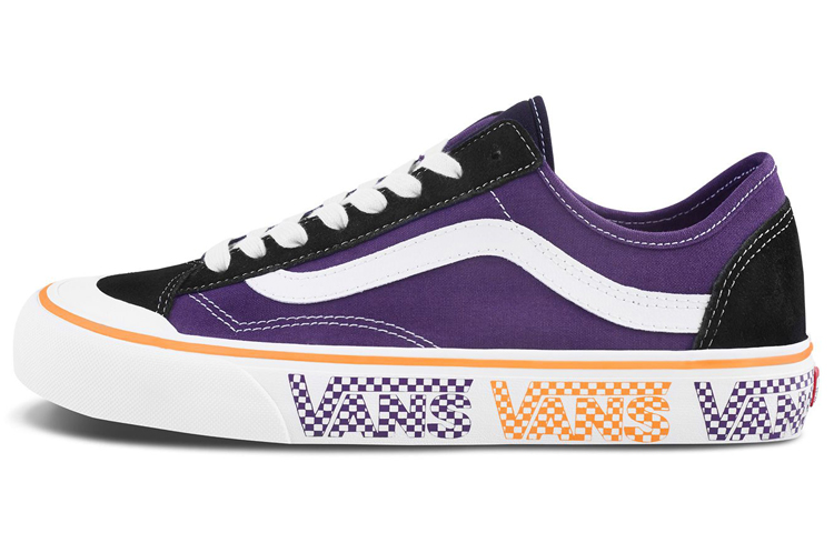 Vans Style 36 SF low-top sneakers, same style for men and women, black and purple