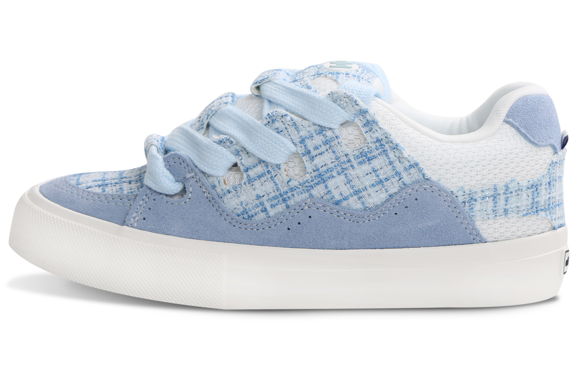 Nianke ollieskate bread shoes, suede, small fragrance, unique charm, free and flexible, non-slip, shock-absorbing and wear-resistant, sneakers, same style for men and women, light blue