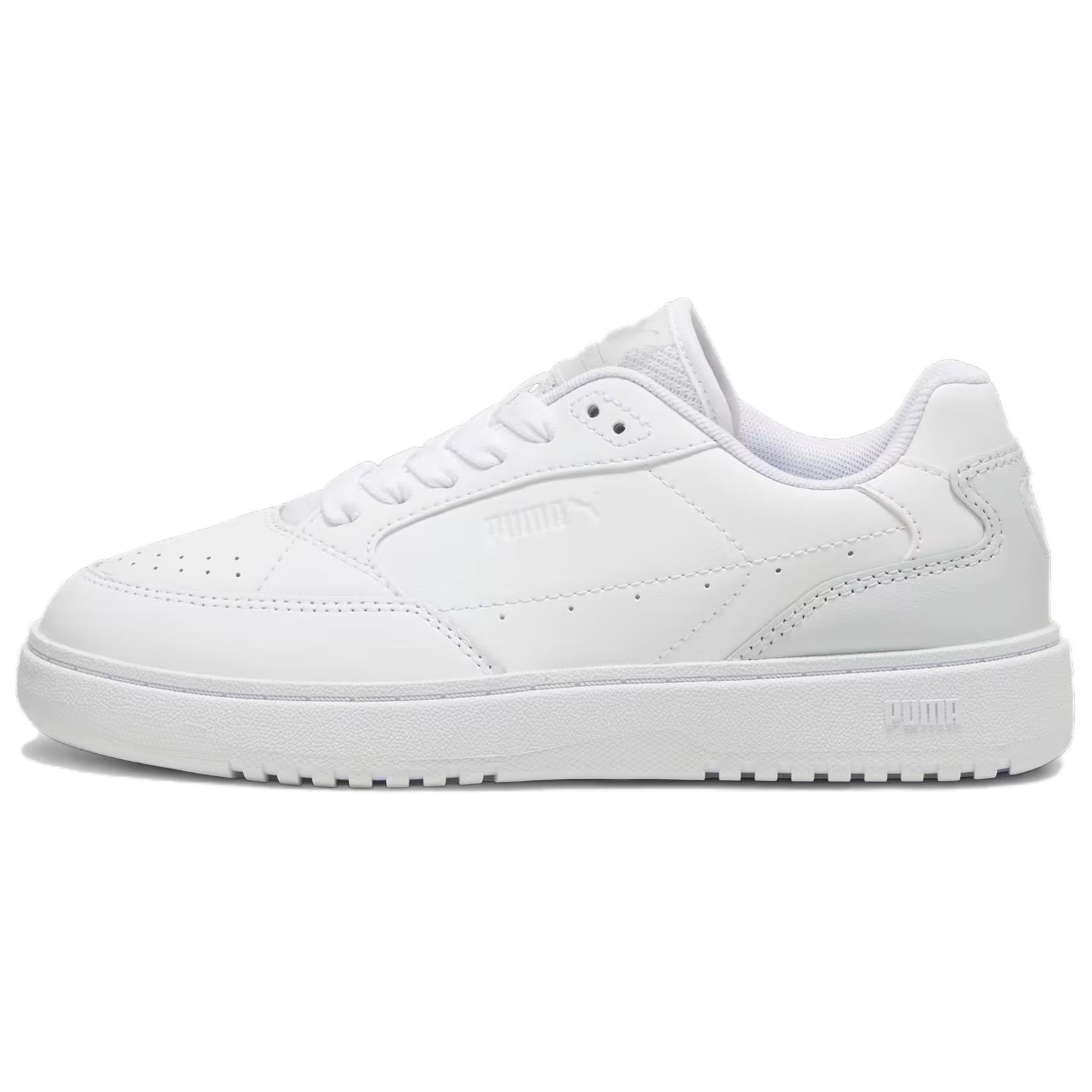PUMA Doublecourt Breathable Low top Skateboard Shoes Women's White