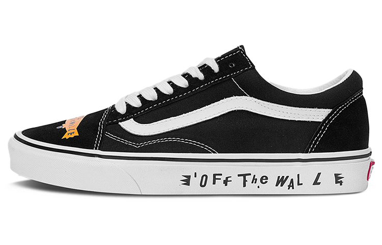 Vans Old Skool Asian artist joint series 275C low-top sneakers, same style for men and women, black