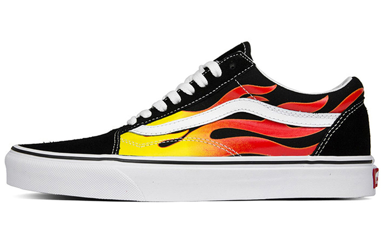 Old Skool Vans 'Flames'