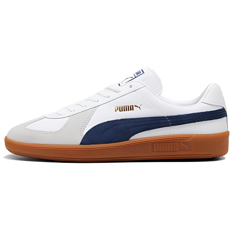 PUMA Army Trainer Soft And Comfortable Balance Low top Skateboard Shoes Unisex Marine Blue
