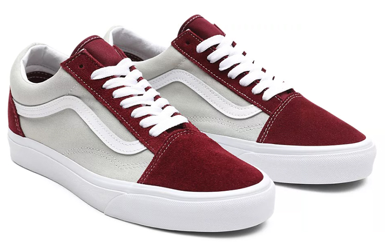 Кеды Vans Old Skool Classic Sport (бело-красные) — фото 3