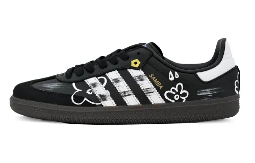Adidas Samba Low top Skateboard Shoes Unisex Black