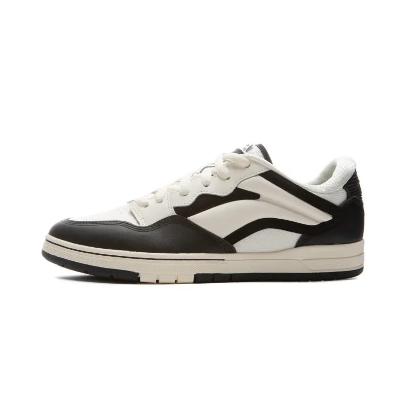 Li Ning Slip Resistant Abrasion Resistant Low top Skateboard Shoes Men's Black White
