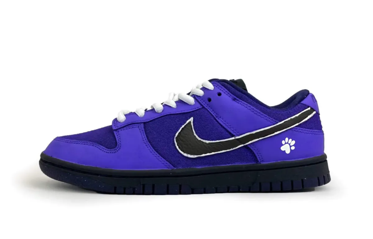 Nike Dunk Textile, Leather Low top Skateboard Shoes Women's Purple