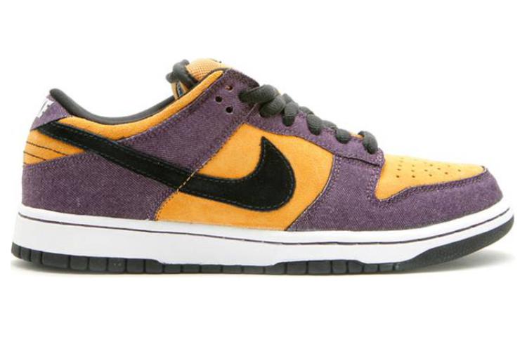 Мужские кеды Nike Dunk SB Goofy Boy (фиолетовый / желтый / черный) — Фиолетовый / жёлтый / чёрный — фото 2