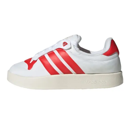 Adidas Originals Rivalry Comfortable Slip Resistant Abrasion Resistant Low top Skateboard Shoes Unisex Red White