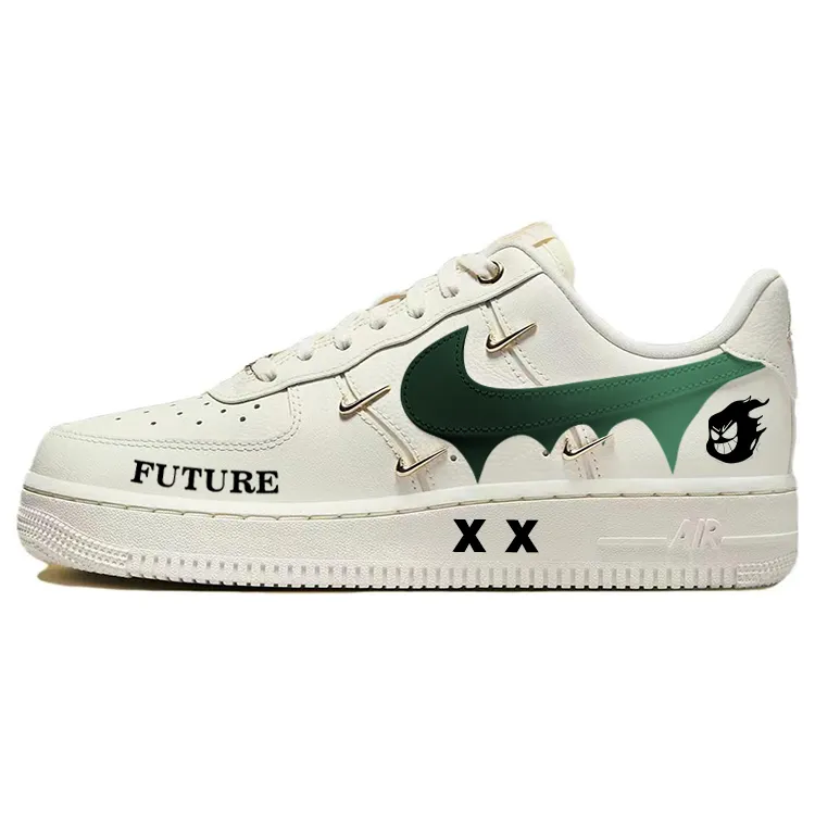 Nike Air Force 1 Skateboard Shoes Women's Low Top Black/White